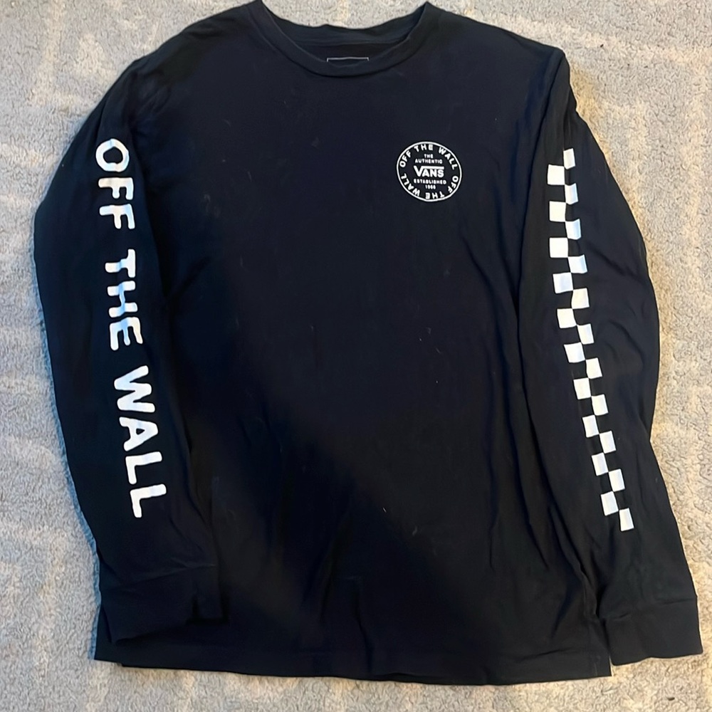 Vans black long sleeve